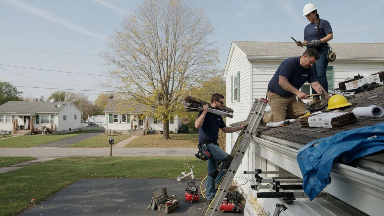 Local Roofing Contractors in Carlyle, IL near me